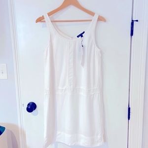 Banana Republic White Sleeveless Dress